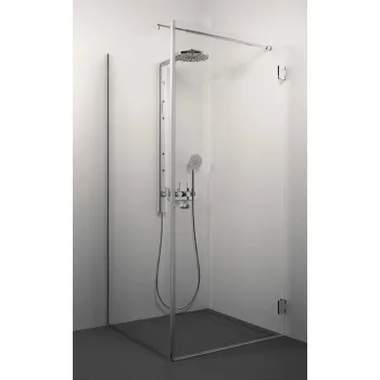 Stikla Serviss Dušas stūris kvadrātveida GIORGIO 100x100cm