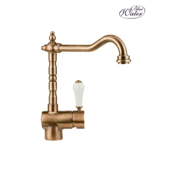 BLUE WATER SYCYLIA Virtuves jaucējkrāns, antīks Zelta