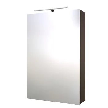 Raguvos Baldai Vannas istabas spoguļskapītis ar LED apgaismojumu, 48.2 cm, 1402201