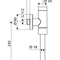 SCHELL Urināla dozators Basic DN15, 024760699