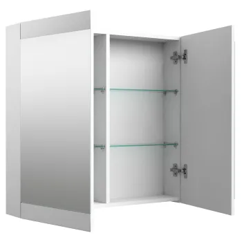 SERENA Retro Vannas istabas spoguļskapītis 80 cm, 1300511