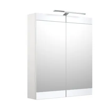 SERENA Retro Vannas istabas spoguļskapītis 60 cm ar LED 1302311