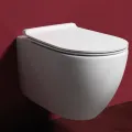 Simas Vignoni Rimless Piekaramais WC pods ar vāku,  VI18/F85/VI004