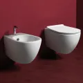 Simas Vignoni Rimless Piekaramais WC pods ar vāku,  VI18/F85/VI004