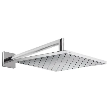 TRES Antilime Dušas galva ar turētāju 25x25 cm, hroms 03423101