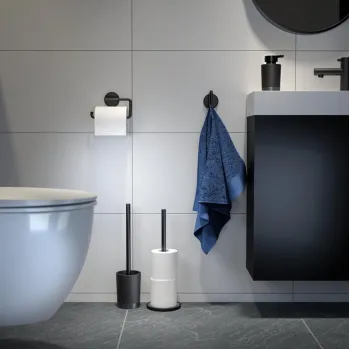 Tiger TUNE Tualetes birste ar turētāju, uz virsmas liekama