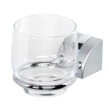 Tiger LINA Glāze ar turētāju, matēts hroms/hroms