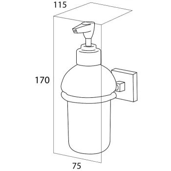 Tiger Melbourne Šķidro ziepju dozators, hromēts misiņš
