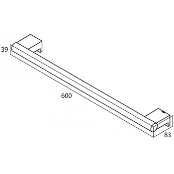 Tiger BOLD Dvieļu turētājs, melns
