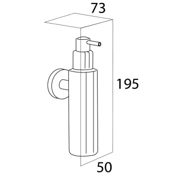 Tiger Boston Šķidro ziepju dozators, berzts ner.tērauds