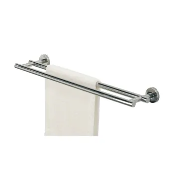 Tiger Boston Dubultais dvieļu turētājs, pulēts ner.tērauds