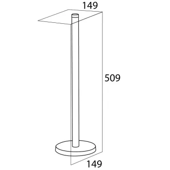 Tiger Boston Rezerves tualetes papīra turētājs, berzts ner.tērau