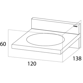Tiger Safira Ziepju trauks, hroms/stikls
