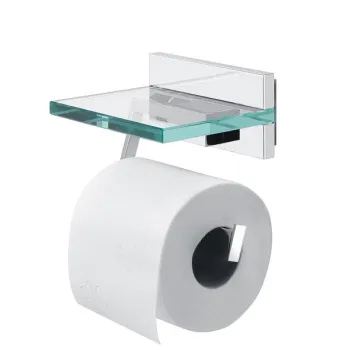 Tiger Safira Tualetes papīra turētājs, hroms/stikls