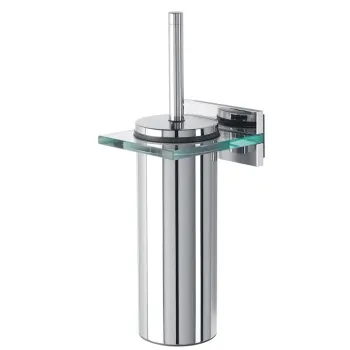 Tiger Safira Tualetes birste ar turētāju, hroms/stikls