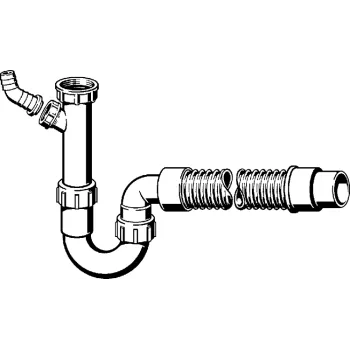 VIEGA Virtuves izlietnes sifons 1 1/2x50/40 101633 VIEGA Virtuves izlietnes sifons 1 1/2x50/40 101633
