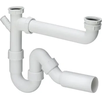 VIEGA Virtuves izlietnes dubultsifons 1 1/2x50 107147 VIEGA Virtuves izlietnes dubultsifons 1 1/2x50 107147