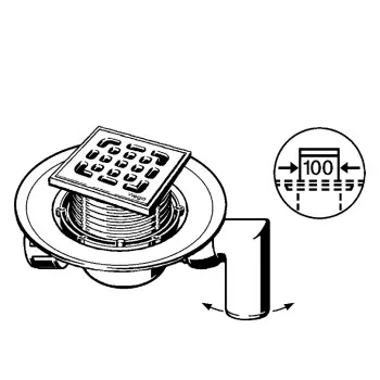 VIEGA Advantix vannas istabas traps DN50, 557126 VIEGA Advantix vannas istabas traps DN50, 557126