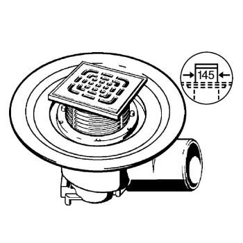 VIEGA Advantix grīdas traps, horizontāls 100, 557171 VIEGA Advantix grīdas traps, horizontāls 100, 557171