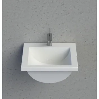 Vispool Akmens masas izlietne Q-500 50x48 cm, balta