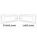 Roltechnik Vanna EVA SIDE 150x80 cm