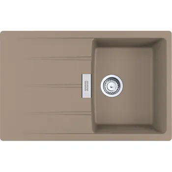 FRANKE Virtuves izlietne CENTRO 78x50 cm, CNG 611-78, cashmere FRANKE Virtuves izlietne CENTRO 78x50 cm, CNG 611-78, cashmere