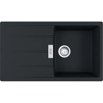 FRANKE Virtuves izlietne CENTRO 86x50 cm,CNG 611-86, melns matēts FRANKE Virtuves izlietne CENTRO 86x50 cm,CNG 611-86, melns matēts