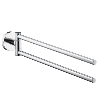 Hansgrohe Logis Divzaru dvieļu turētājs, hroms 40512000