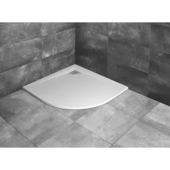 Radaway Dušas paliktnis pusapaļš KYNTOS A 100x100cm, balts