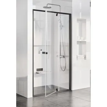 RAVAK Dušas durvis PIVOT PDOP2 100 cm, melns