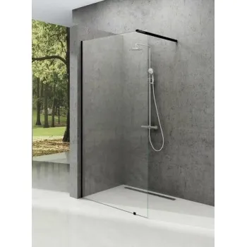 RAVAK Dušas siena Walk In Wall Black 150x200cm, GW9WP0300Z1