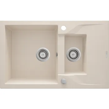 Granīta izlietne ar noteces virsmu Deante Andante, bēšs ZQN_5513