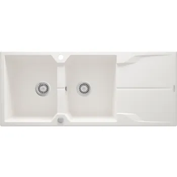 Granīta izlietne ar noteces virsmu Deante Andante, alabastrs ZQN_A213