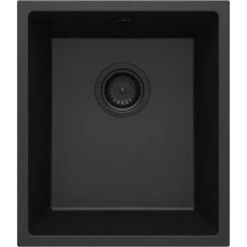 Granīta izlietne, pie sienas stiprināma Deante Corda, grafīts metālisks ZQA_G10B