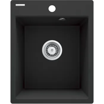 Granīta izlietne Deante Corio, grafīts metālisks ZRC_G103