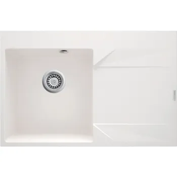 Granīta izlietne ar noteces virsmu - labā puse Deante Evora, alabastrs ZQJ_A11P