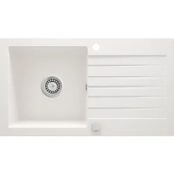 Granīta izlietne ar noteces virsmu Deante Zorba, alabastrs ZQZ_A113