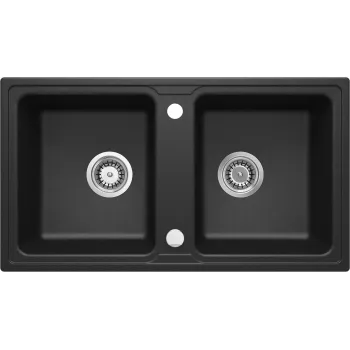 Granīta izlietne Deante Zorba, grafīts metālisks ZQZ_G203