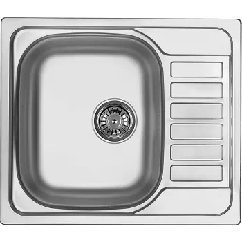 Virtuves izlietne Deante Soul Nerūsējošā tērauda ar plauktu ZEO_311A