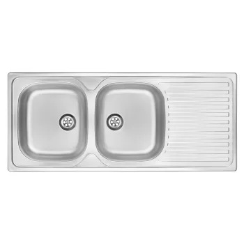 Virtuves izlietne Deante Nerūsējošā tērauda ar plauktu Techno ZEU_3210