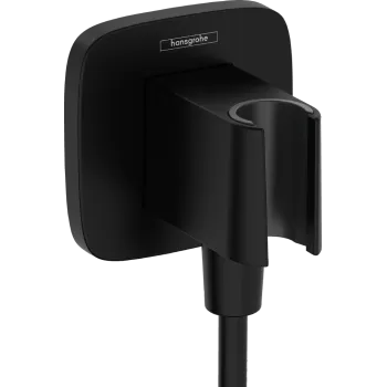 Dušas izvads Hansgrohe Fixfit Q ar turētāju, matēti melns 26887670
