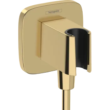 Dušas izvads Hansgrohe Fixfit leņķa ar turētāju, zelta krāsā 26887990