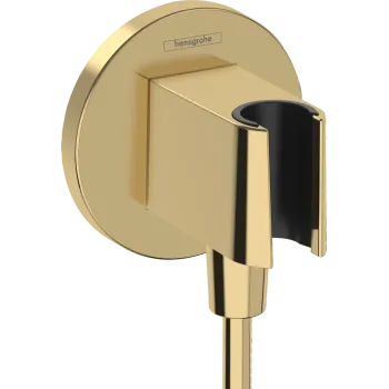 Dušas izvads Hansgrohe Fixfit S ar turētāju, zelta krāsā 26888990
