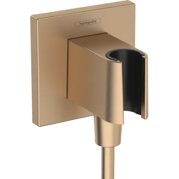 Dušas izvads Hansgrohe Fixfit ar turētāju, birstēta bronza 26889140