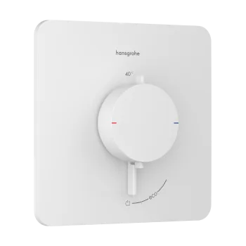 Dušas maisītājs Hansgrohe Ecostat Comfort Q ar termostatu iebūvējams, 1 ierīce matēti balts 33712700