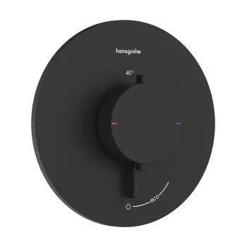 Dušas maisītājs Hansgrohe Ecostat Comfort S ar termostatu iebūvējams, 1 ierīce matēti melns 33714670