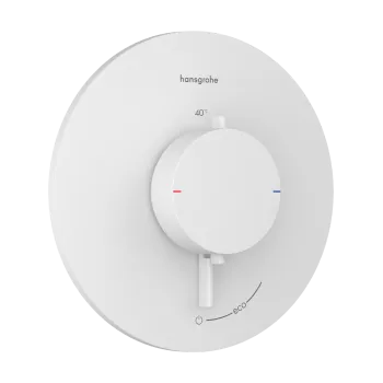 Dušas maisītājs Hansgrohe Ecostat Comfort S ar termostatu iebūvējams, 1 ierīce matēti balts 33714700