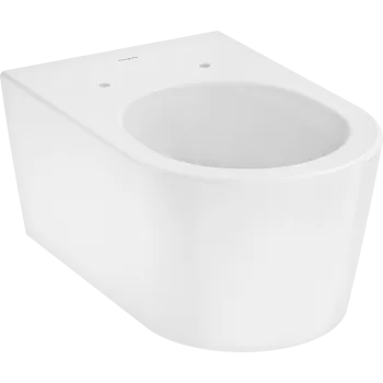 Piekaramais pods Hansgrohe EluPura S, AquaHelix Flush, Rimfree, EcoSmart, bez vāka, balts 60343450