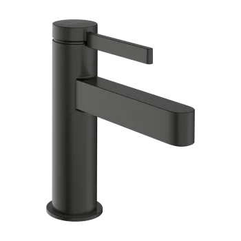 Vannas istabas izlietnes maisītājs Hansgrohe Finoris 100 ar Push-Open, EcoSmart, CoolStart, pulēts melns hroms 76012340