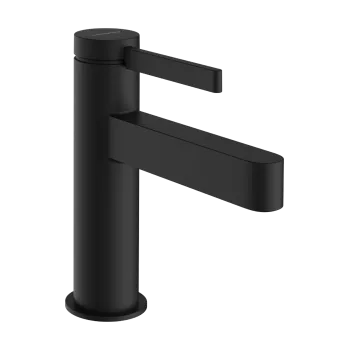Vannas istabas izlietnes maisītājs Hansgrohe Finoris 100 ar Push-Open, EcoSmart, CoolStart, matēti melns 76012670
